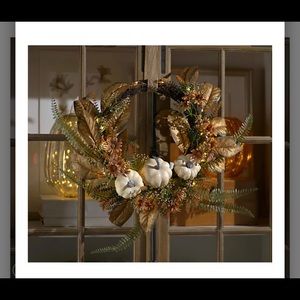 Home Reflections Crescent Harvest Wreath